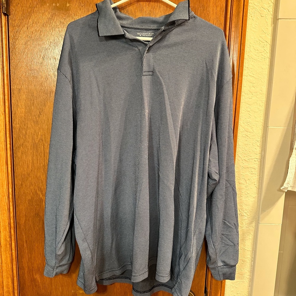 Long sleeve Roundtree & Yorke polo.